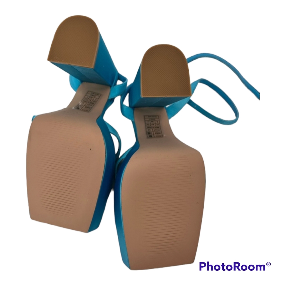 Simmi Divine Turquoise Blue Platform Heel Nwot Size Us 7 View 4